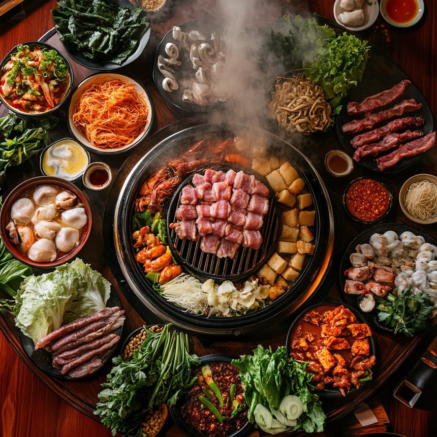 泰式烧烤火锅 Moo Krata